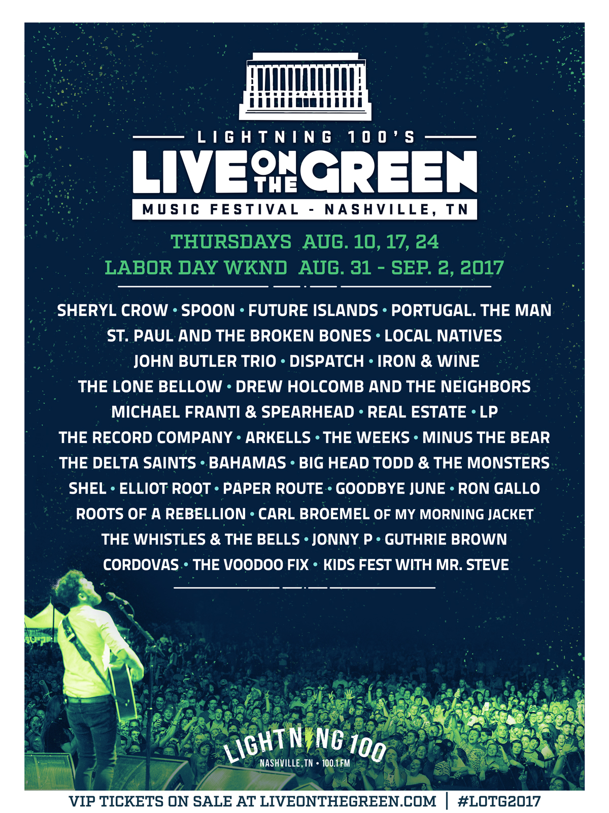 Past Artists - Live On The Green