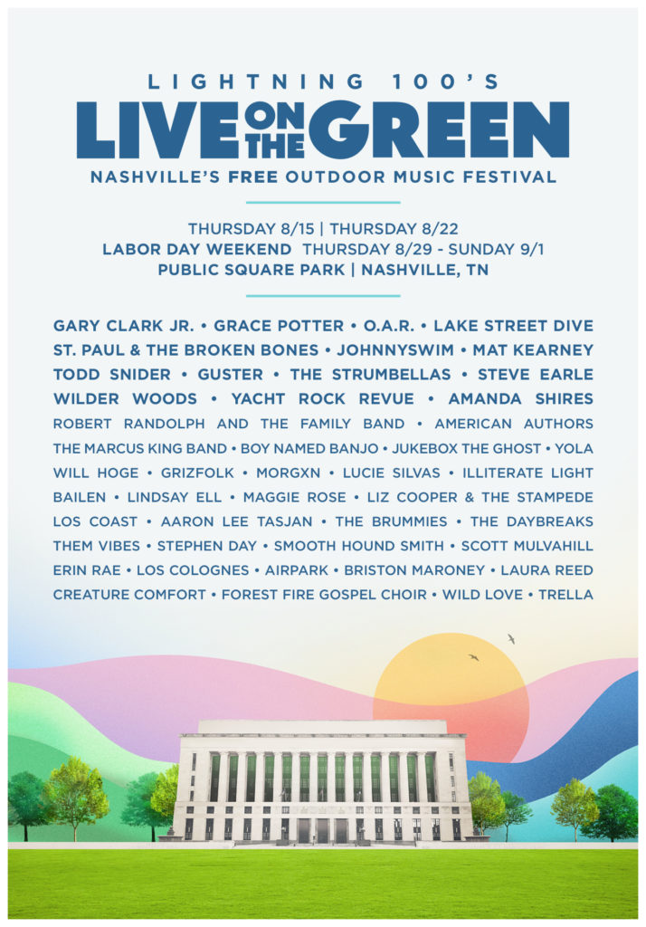Live On The Green 2019 lineup poster